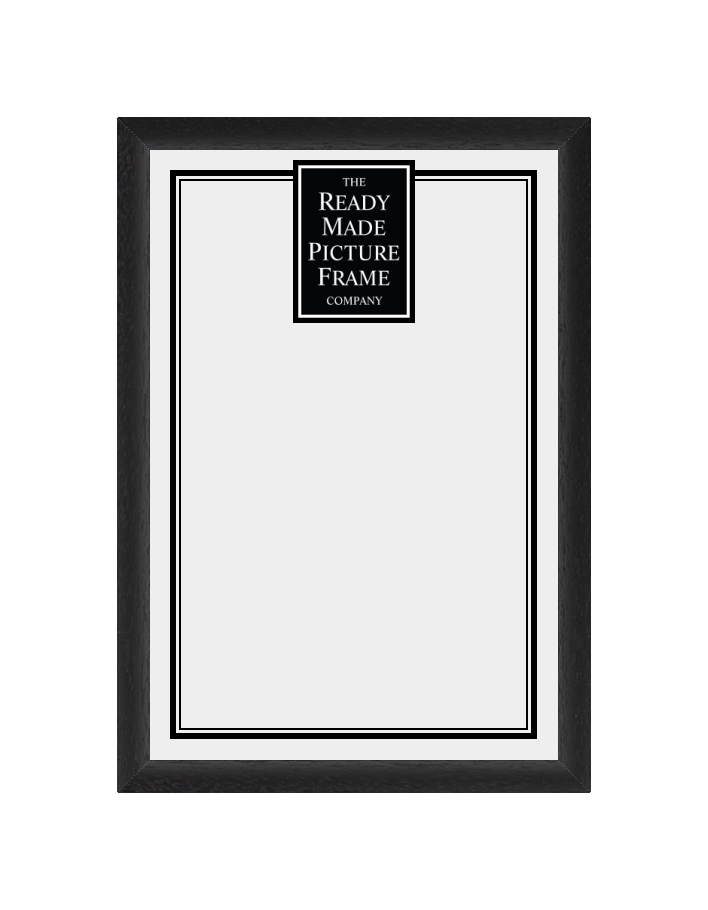 8" x 12"  Soft Slope Black