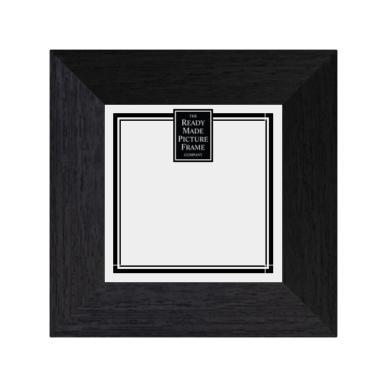 5" x 5"  Groove Medium Black