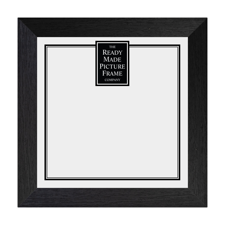 12" x 12"  Groove Medium Black