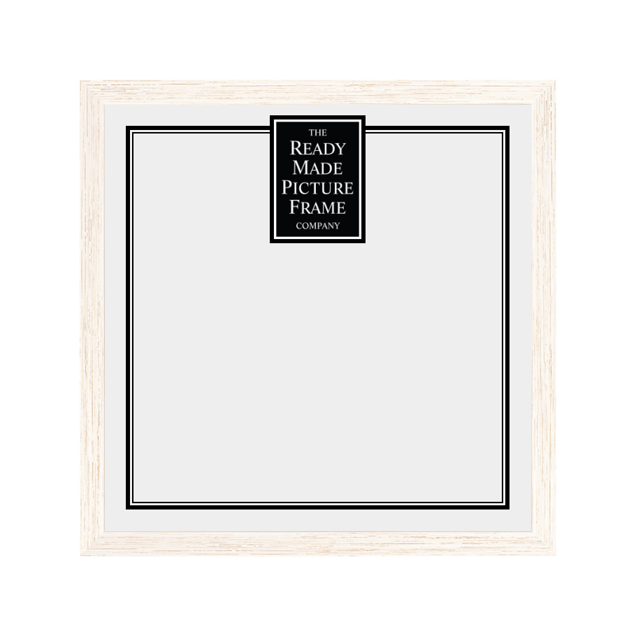 12" x 12"  Small Cube White Brushed