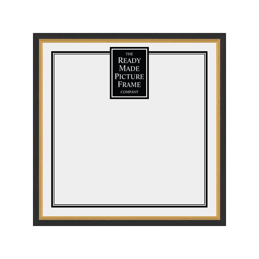 12" x 12"  Dark Step Black/Gold