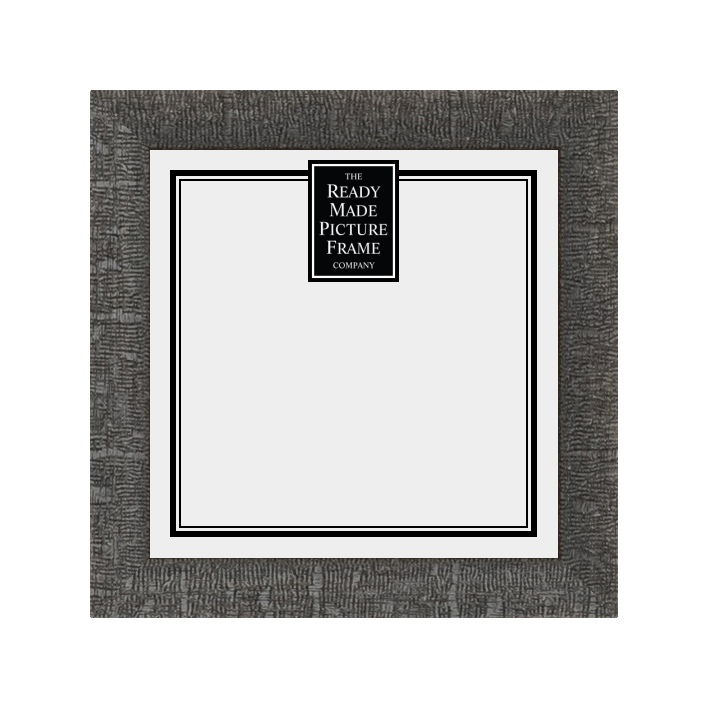 8" x 8"  Rustic Black