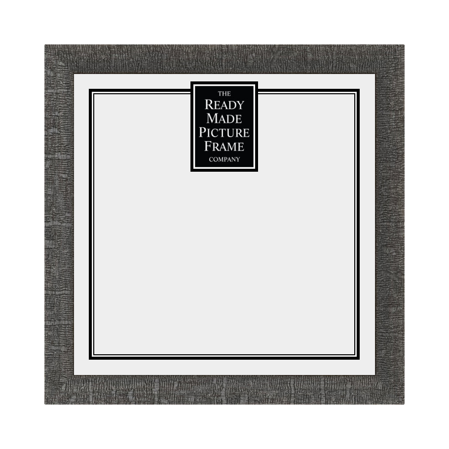 12" x 12"  Rustic Black