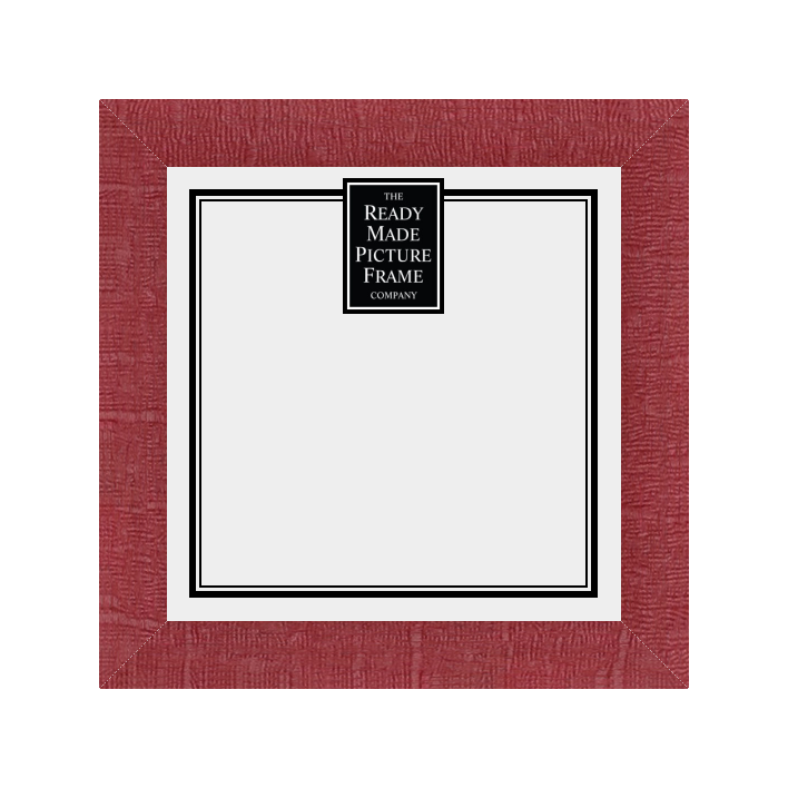 8" x 8"  Rustic Red