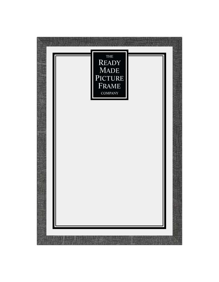 8" x 12"  Narrow Rustic Black