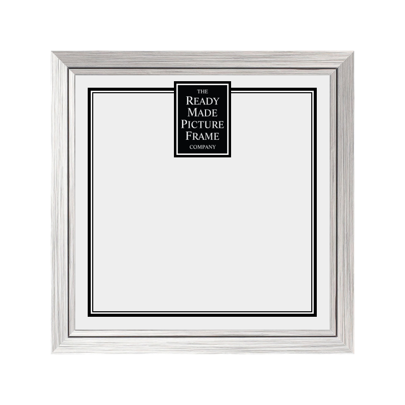 10" x 10"  Lined Metallic Pewter