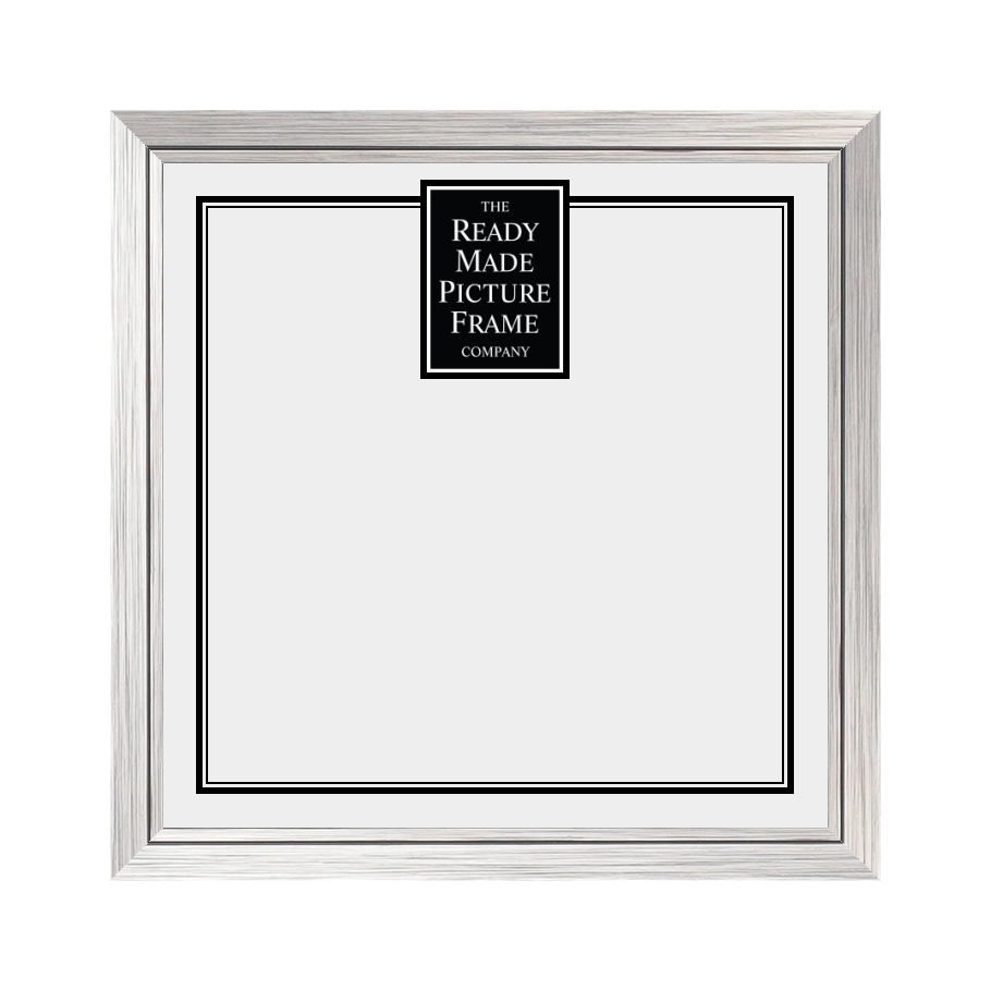 12" x 12"  Lined Metallic Pewter