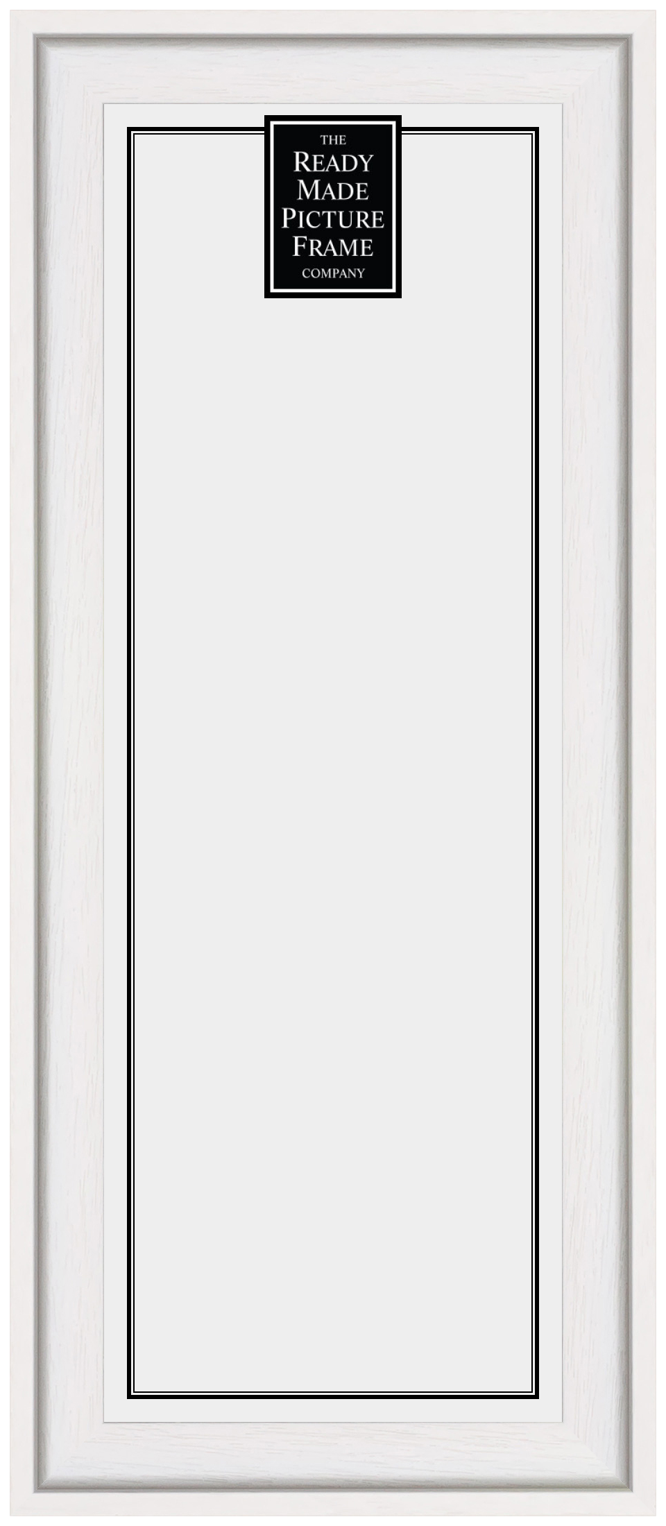 950mm x 330mm Canvas Frame White