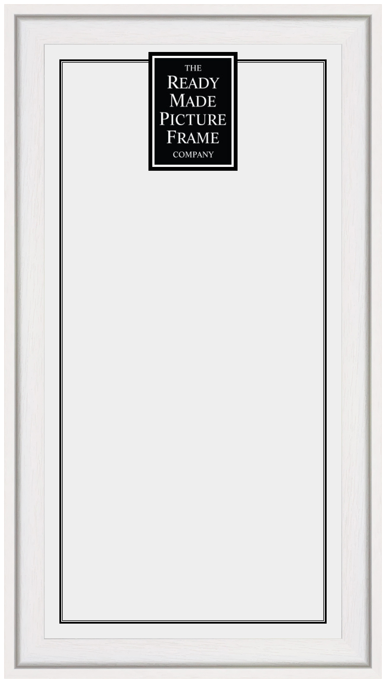 500mm x 1000mm  Canvas Frame White