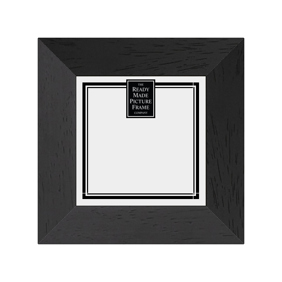 5" x 5"  Large Linear Black