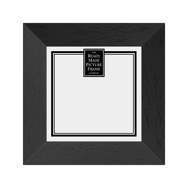 6" x 6"  Large Linear Black