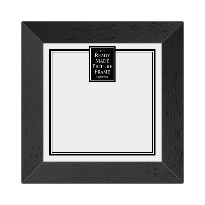 8" x 8"  Large Linear Black