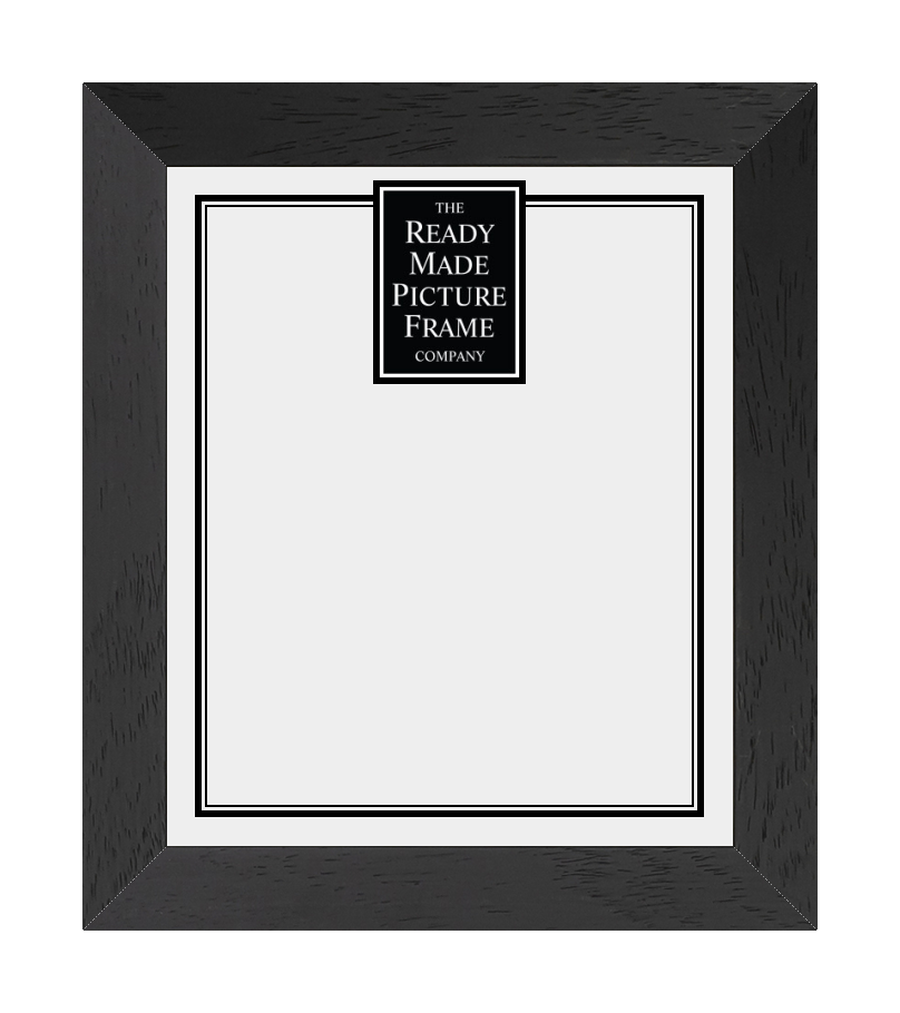 10" x 12"  Large Linear Black