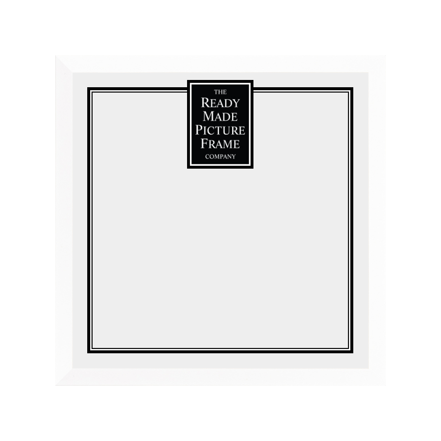 12" x 12"  Small Cube White