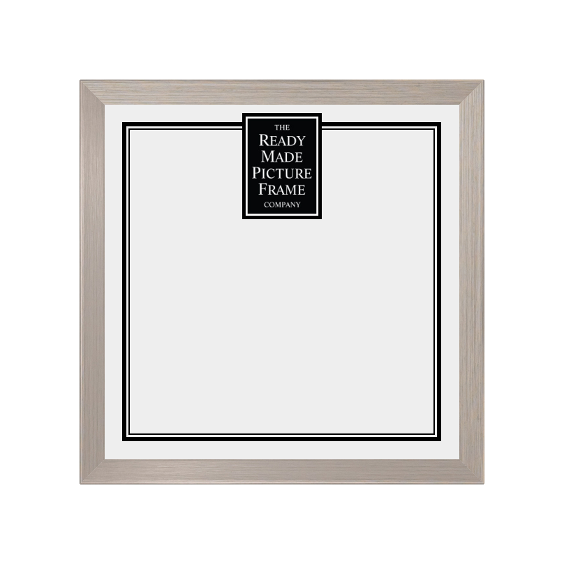 10" x 10"  Small Cube Pewter Brushed