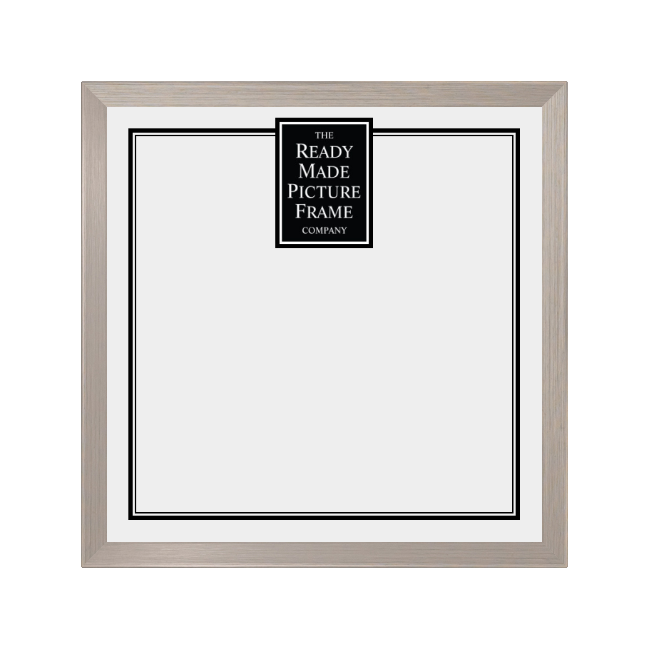 12" x 12"  Small Cube Pewter Brushed